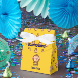 Niedliche Affen Thema Kinderdusche Geschenkschachtel