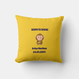 Niedliche Affen Thema Kinderdusche Kissen