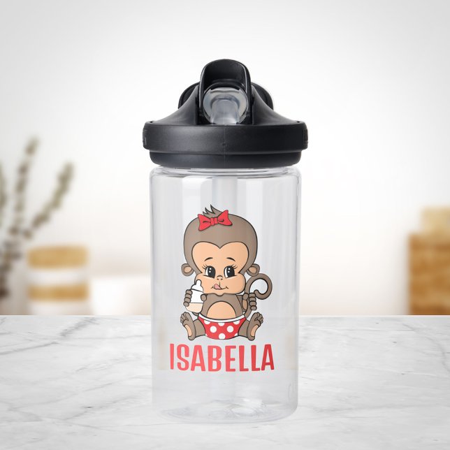 Niedliche Affenwasserflasche für Mädchen - Flasche (Von Creator hochgeladen)
