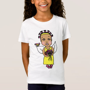 Niedliche afrikanisch-amerikanische Fee Whimsical T-Shirt