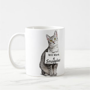 Niedliche Ägypter Mau Katzen-Werbung für Snuggle Tasse