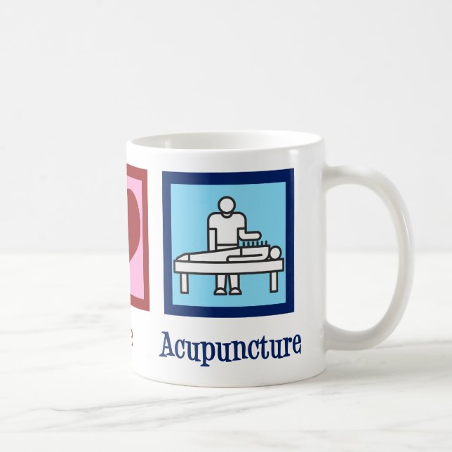Niedliche Akupunktur Kaffeetasse (Rechts)