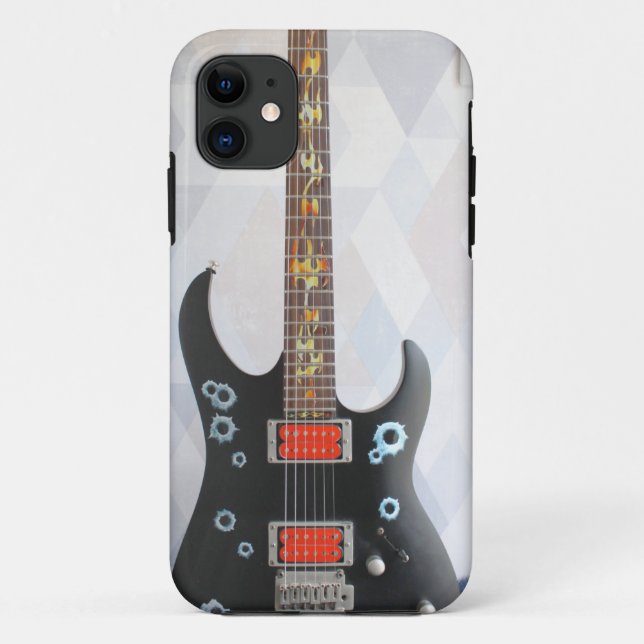 Niedliche akustische Gitarre Case-Mate iPhone Hülle (Rückseite)