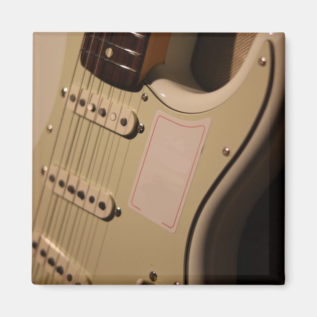 Niedliche akustische Gitarre Magnet (Vorne)