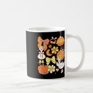 Niedliche alberne Gans gemütliche Jahreszeit Kürbi Kaffeetasse