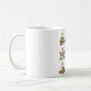 Niedliche alberne Gans häkelt , Lustiger Garnliebh Kaffeetasse