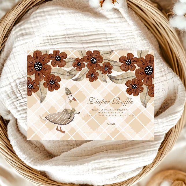 Niedliche Alberne Gänsedusche Begleitkarte (Von Creator hochgeladen)