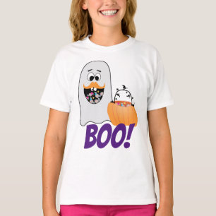 Niedliche Alberne Halloween Ghost Pumpkin Boo Kids T-Shirt