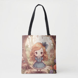 Niedliche Alice Abenteuer Wunderland Waldland Kuns