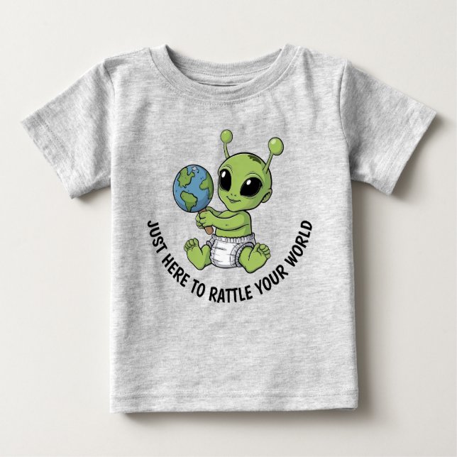 Niedliche Alien Baby T-shirt (Vorderseite)