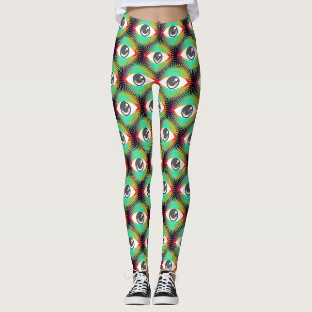 Niedliche Alien Eye Thunder_Cove Leggings (Vorderseite)