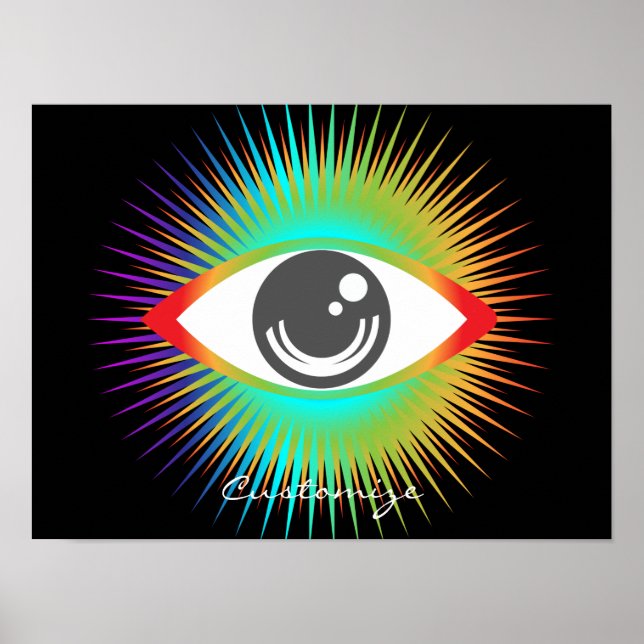 Niedliche Alien Eye Thunder_Cove Poster (Vorne)