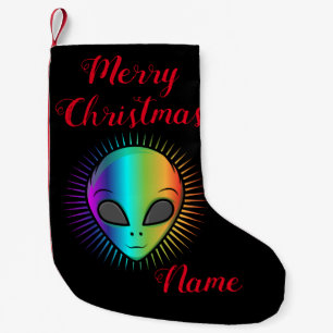Niedliche Alien Head Thunder_Cove Kleiner Weihnachtsstrumpf