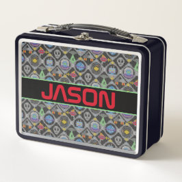 Niedliche Alien Metall Brotdose