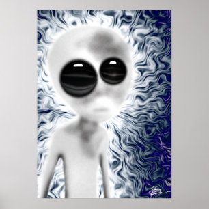 Niedliche Alien Poster
