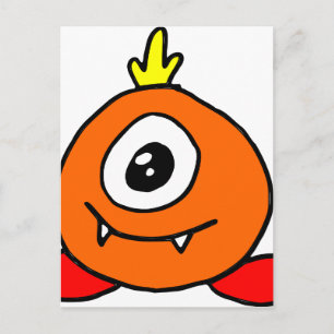 Niedliche Alien Postkarte