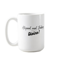 Niedliche Alignment und Gefühl Göttliche Kaffee Ta