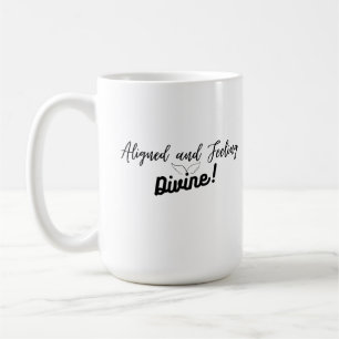 Niedliche Alignment und Gefühl Göttliche Kaffee Ta Kaffeetasse