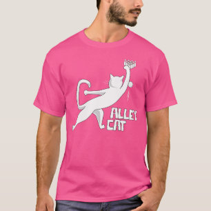 Niedliche Alley Cat Bowling Bekleidung für Katzen  T-Shirt