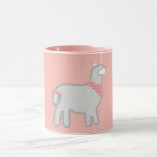 Niedliche Alpaca Fiesta Party Blasen Tasse
