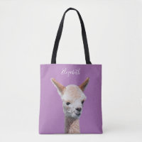 Niedliche Alpaca, Personalisienname, Lavendel