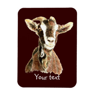 Niedliche alte Ziege, Spaß landwirtschaftlicher Nu Magnet