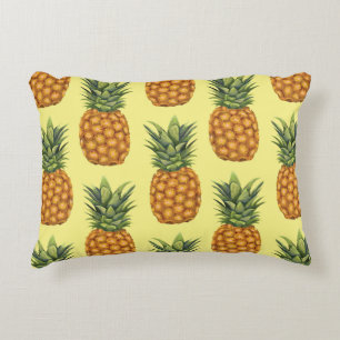 Niedliche Ananas abstrakte Darstellung Dekokissen