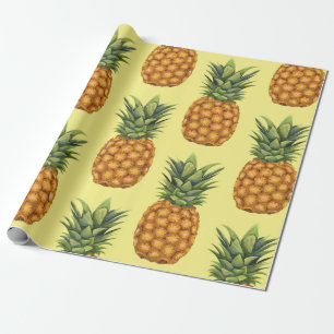 Niedliche Ananas abstrakte Darstellung Geschenkpapier