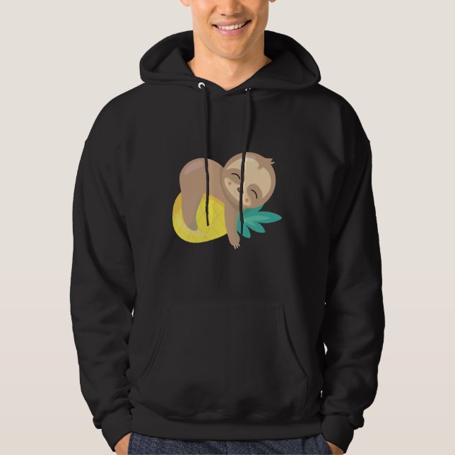 Niedliche Ananas Hoodie (Vorderseite)