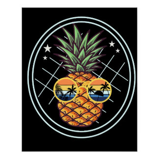 niedliche Ananas Poster