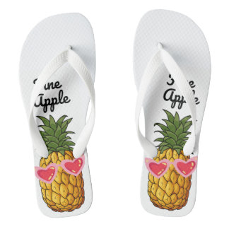 Niedliche Ananas-Sandalen, Ananas-Flip-Flops Flip Flops