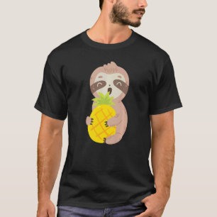 Niedliche Ananas Tropische Früchte T-Shirt