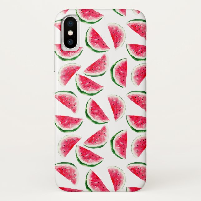 Niedliche Ananas- und Watermelonmuster Case-Mate iPhone Hülle (Rückseite)