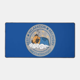 Niedliche Anästhesie / CRNA Erholung Entspannung E Schreibtischunterlage