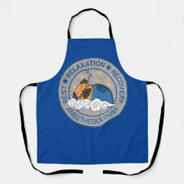 Niedliche Anästhesie / CRNA Erholung Entspannung E Schürze