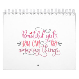 Niedliche Angebote für Mädchen Kalender