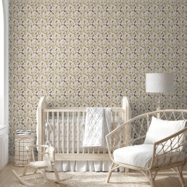 Niedliche Animateure tanzen Beige Creme Kinderzimm Tapete