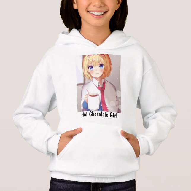 niedliche Anime für Mädchen Hoodie (Vorderseite)