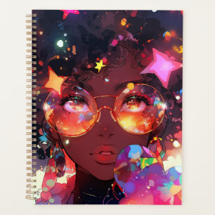 Niedliche Anime Girl American Art Planer