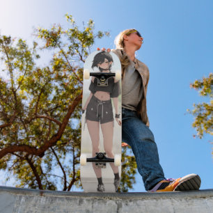 Niedliche Anime Girl Urban Style Skateboard