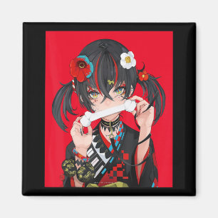 Niedliche Anime Girls Japanisches Kostümgeschenk Magnet