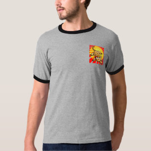Niedliche Anime Leopard Kitty Rainbow Head Band T-Shirt