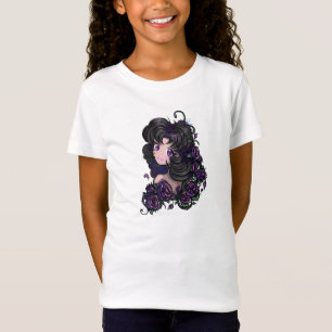 Niedliche Anime manga Mädchenaugen! Mädchen-Kind T-Shirt
