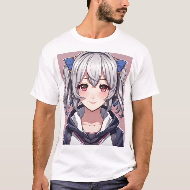 niedliche Anime T-Shirt (Vorderseite)