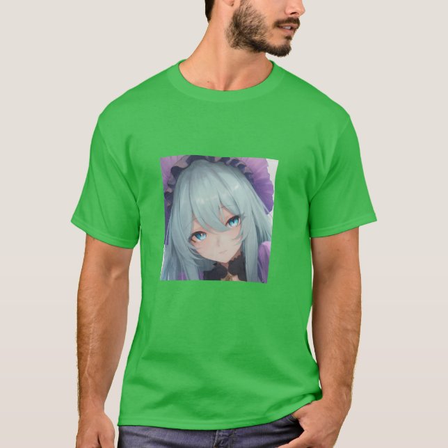 Niedliche Anime T-Shirt (Vorderseite)