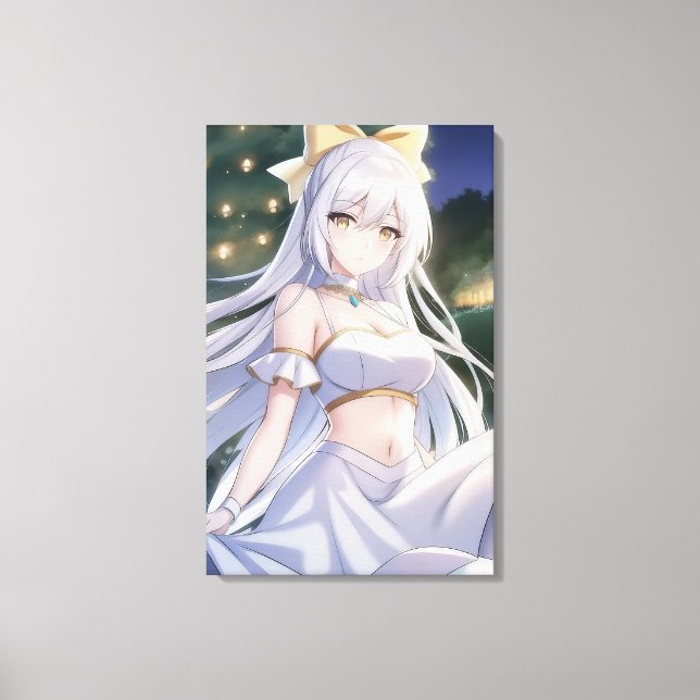 Niedliche Anime Wall Art. Leinwanddruck (Vorderseite)