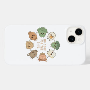 niedliche animierte Veggies Case-Mate iPhone 14 Hülle