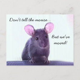 Niedliche Ankündigung über Mouse Moving im Stil ei