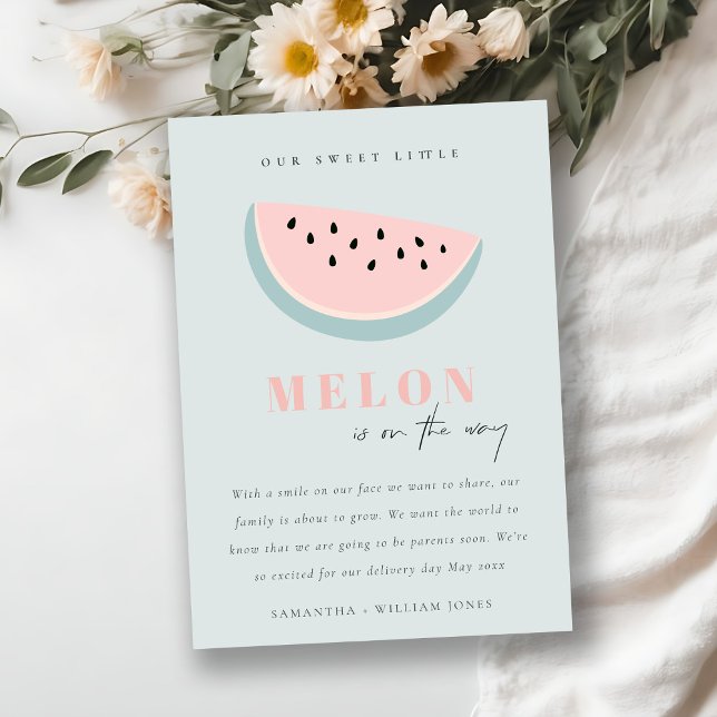 Niedliche Ankündigung unserer kleinen Melon Aqua B (Von Creator hochgeladen)