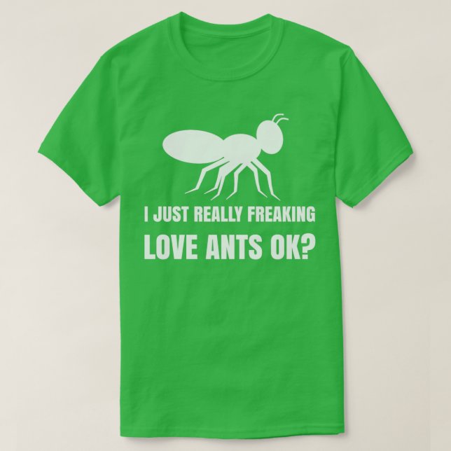 Niedliche Ant Lover-Geschenke für Männer Frauen T-Shirt (Design vorne)